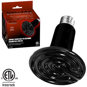 Lampe chauffante en céramique 250W