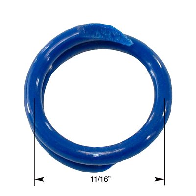 Bague bleue 11 / 16" Bague bleue 11 / 16"