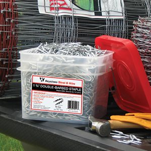 Crampes galvanisées 1 1 / 2" (50 lbs)