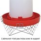 Support pour abreuvoirs ou mangeoires